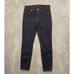 White House Black Market The Jegging Jeans Size 00 Blue Dark Wash Mid Rise Ankle